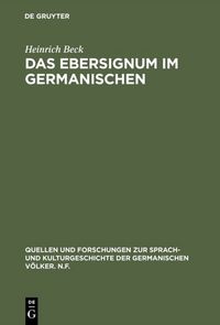 Produktbild: Das Ebersignum im Germanischen