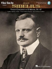 Produktbild: Sibelius - Violin Concerto in D Minor, Op. 47 Music Minus One Violin - Book/Online Audio