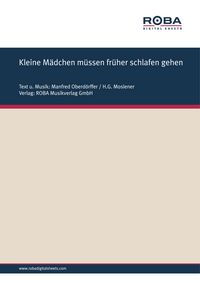 Produktbild: Kleine M&auml;dchen m&uuml;ssen fr&uuml;her schlafen gehen