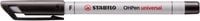 Produktbild: STABILO Folienstift OHPen universal schwarz