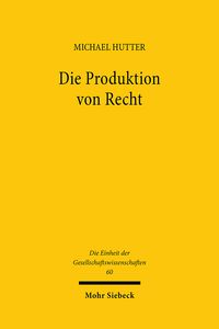 Produktbild: Die Produktion von Recht