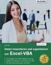 Produktbild: Daten importieren und organisieren mit Excel-VBA