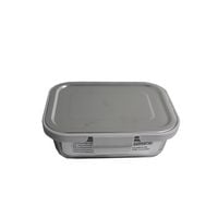Produktbild: neuetischkultur Glas-Frischhaltedose mit Edelstahl Deckel 620 ml,