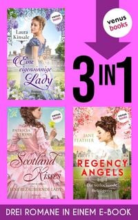 Produktbild: Eine eigensinnige Lady, Scotland Kisses 1 & Regency Angels 3