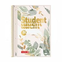 Produktbild: Brunnen Collegeblock Premium Student &bdquo;Bloom&ldquo; &brvbar; A4, Lineatur 27, 80 Blatt