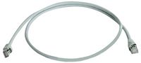 Produktbild: Teleg&auml;rtner 100008844 RJ45 Patchkabel Flammwidrig, mit Knickschutzt&uuml;lle 1St.