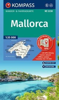 Produktbild: KOMPASS Wanderkarten-Set 2230 Mallorca (4 Karten) 1:35.000