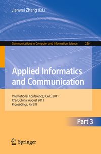 Produktbild: Applied Informatics and Communication, Part III