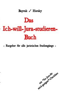 Produktbild: Das Ich-will-Jura-studieren-Buch