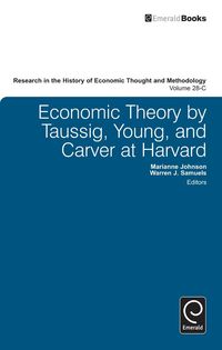 Produktbild: Economic Theory by Taussig, Young, and Carver at Harvard