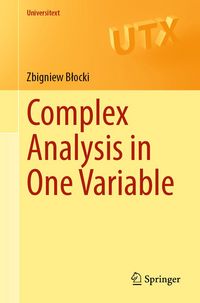 Produktbild: Complex Analysis in One Variable