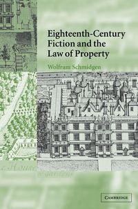 Produktbild: Eighteenth-Century Fiction and the Law of Property