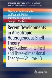 Produktbild: Recent Developments in Anisotropic Heterogeneous Shell Theory