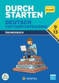 Produktbild: Durchstarten Deutsch Textsortentraining. &Uuml;bungsbuch