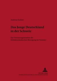 Produktbild: Das Junge Deutschland in der Schweiz