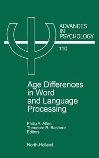 Produktbild: Age Differences in Word and Language Processing