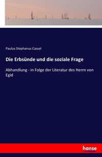 Produktbild: Die Erbs&uuml;nde und die soziale Frage