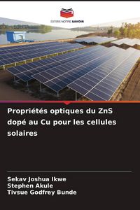 Produktbild: Propri&eacute;t&eacute;s optiques du ZnS dop&eacute; au Cu pour les cellules solaires