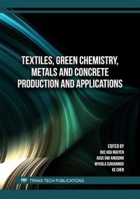 Produktbild: Textiles, Green Chemistry, Metals and Concrete Production and Applications