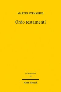Produktbild: Ordo testamenti