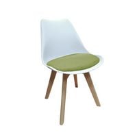 Produktbild: HTI-Living Stuhl Atlanta Wei&szlig;/Webstoff Gr&uuml;n Stuhl Atlanta Wei&szlig;/Webstoff Gr&uuml;n