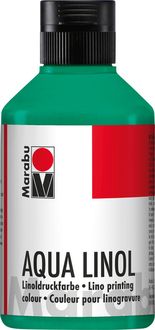 Produktbild: Aqua-Linoldruckfarbe blaugr&uuml;n