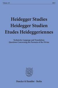 Produktbild: Heidegger Studies - Heidegger Studien - Etudes Heideggeriennes.