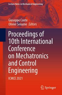 Produktbild: Proceedings of 10th International Conference on Mechatronics and Control Engineering