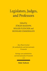 Produktbild: Legislators, Judges, and Professors