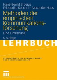 Produktbild: Methoden der empirischen Kommunikationsforschung
