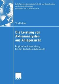 Produktbild: Die Leistung von Aktienanalysten aus Anlegersicht