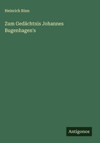Produktbild: Zum Ged&auml;chtnis Johannes Bugenhagen's