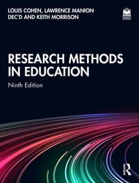 Produktbild: Research Methods in Education