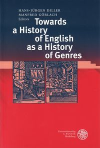 Bild vom Artikel Towards a History of English as a History of Genres vom Autor Hans-Jürgen Diller