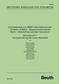 Produktbild: Schlussberichte zum BMBF-Verbundforschungsvorhaben "R-Beton