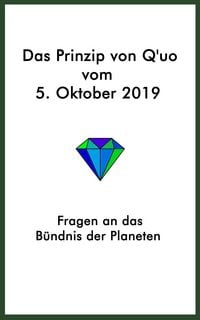 Produktbild: Das Prinzip von Q'uo vom 5. Oktober 2019
