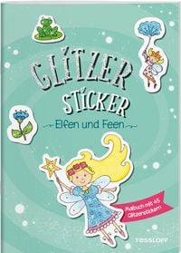Produktbild: Glitzer Sticker Malbuch. Elfen und Feen