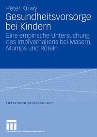 Produktbild: Gesundheitsvorsorge bei Kindern