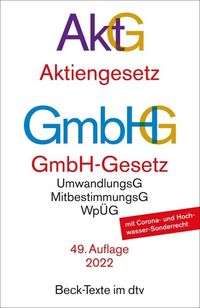 Bild vom Artikel Aktiengesetz, GmbH-Gesetz vom Autor 
