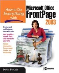 Produktbild: How to Do Everything with Microsoft Office FrontPage 2003