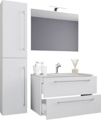 Produktbild: 4-tlg. Waschplatz Waschtisch Badinos Schublade SP