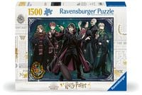 Produktbild: Erwachsenenpuzzle 1500 Teile - Harry Potter: Gryffindor vs. Slytherin