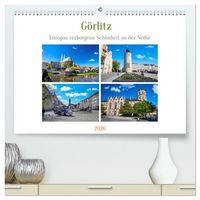 Produktbild: G&ouml;rlitz - Europas verborgene Sch&ouml;nheit an der Nei&szlig;e (hochwertiger Premium Wandkalender 2026 DIN A2 quer), Kunstdruck in Hochglanz