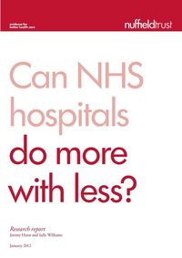 Produktbild: Can NHS hospitals do more with less?
