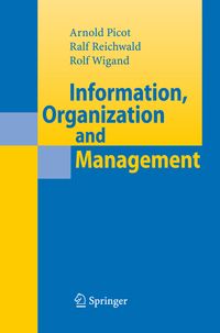 Produktbild: Information, Organization and Management