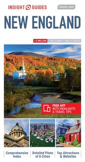 Produktbild: Insight Guides Travel Map New England