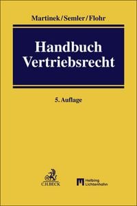Produktbild: Handbuch Vertriebsrecht