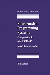 Produktbild: Subrecursive Programming Systems