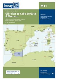 Produktbild: M11 Gibraltar to Cabo de Gata and Morocco, Imray Chart