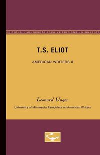 Produktbild: T.S. Eliot - American Writers 8